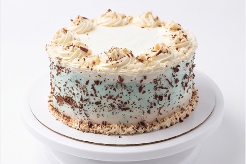 Almond, Rose and Date eggless cake - Winnipeg custom cakes